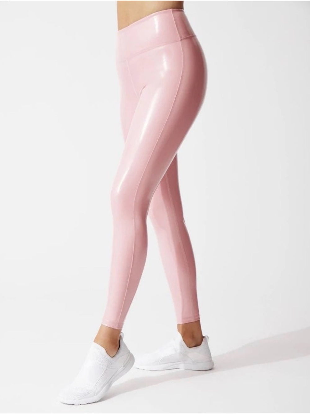 Heroine Sport Blade Shiny Light Pink High-Waist Leggings